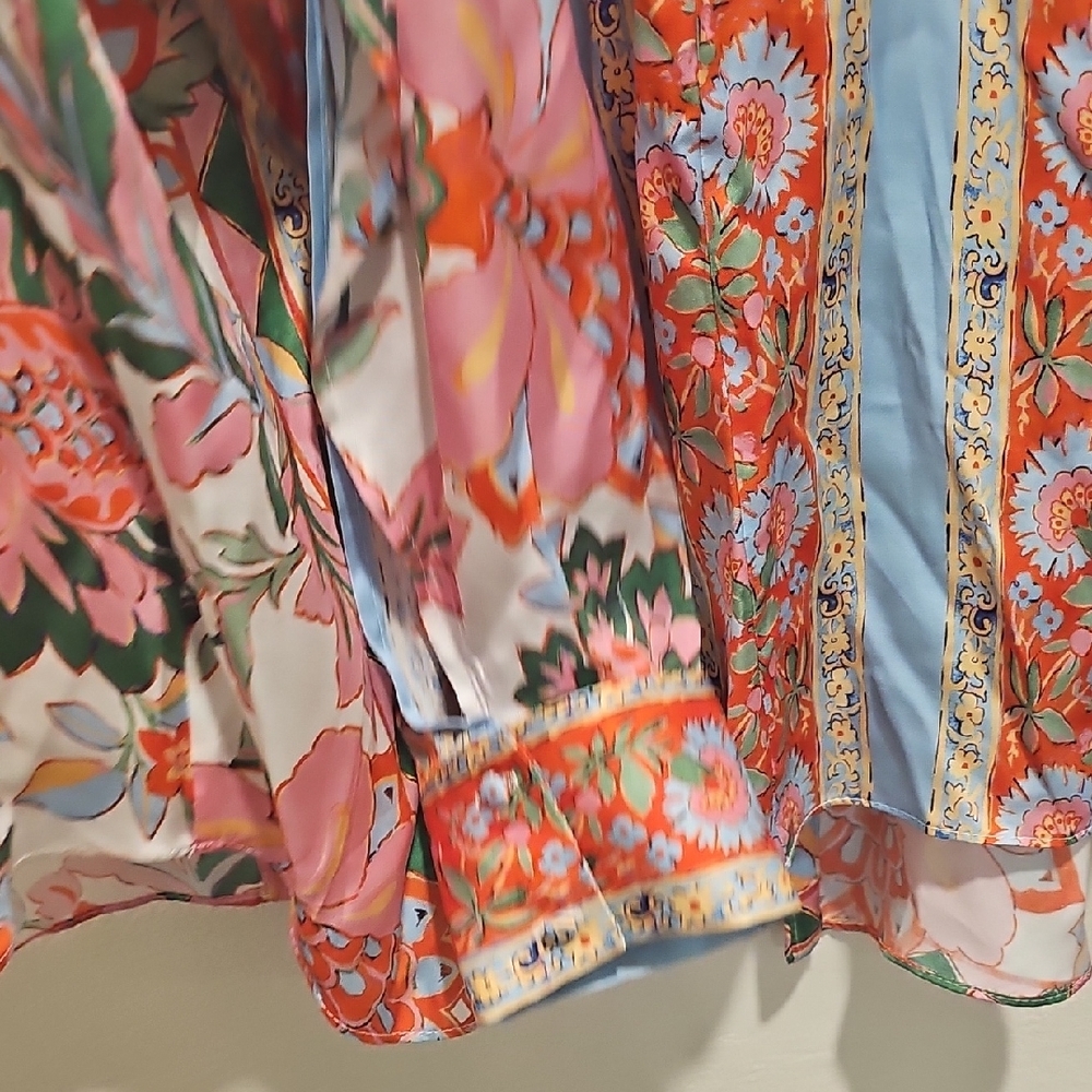 Misa Los Angeles Floral Multicolor Blouse - Picture 4 of 5